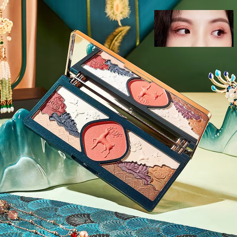 Queling Yuerong Ancient Beauty Makeup Set – 23-Piece Full Color Gift Box