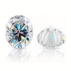 Oval Cut Synthetic Moissanite Stone (0.5–2 CT) – VVS Clarity | GRA Certified