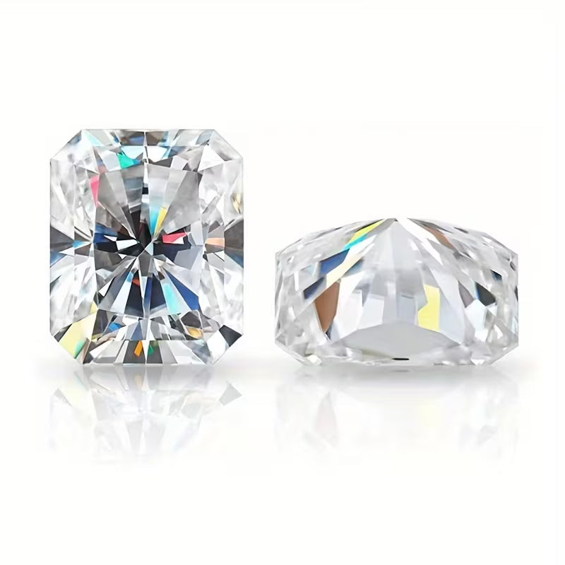 Radiant Cut Synthetic Moissanite Stone (3–5 CT) – VVS Clarity | GRA Certified