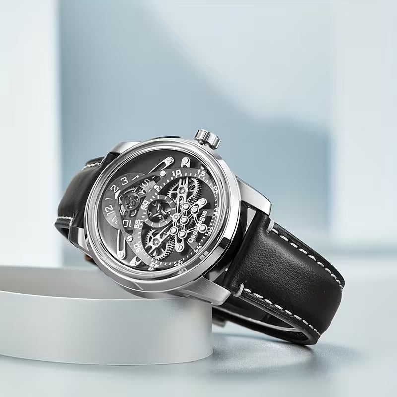 OBLVLO MagusGear Automatic Mechanical Watch – Swiss Movement | Men’s Luxury Timepiece