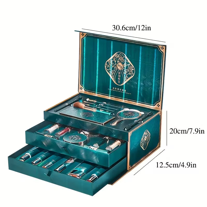 Queling Yuerong Ancient Beauty Makeup Set – 23-Piece Full Color Gift Box