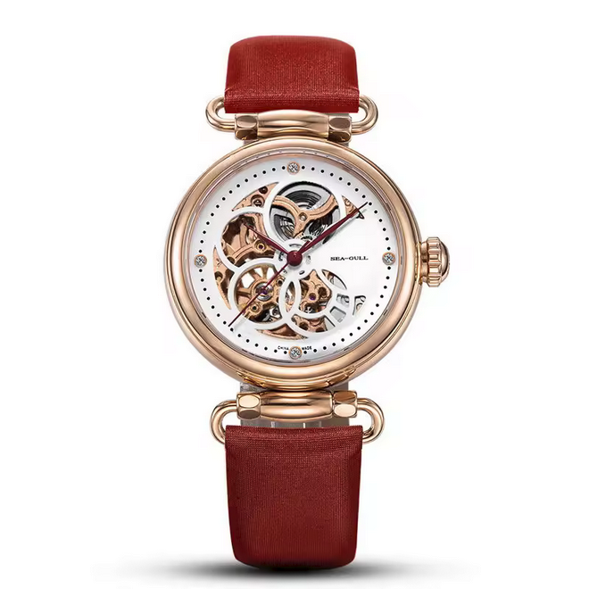 Seagull Automatic Men’s Watch – Sapphire Crystal, Leather Strap, ST16 Movement