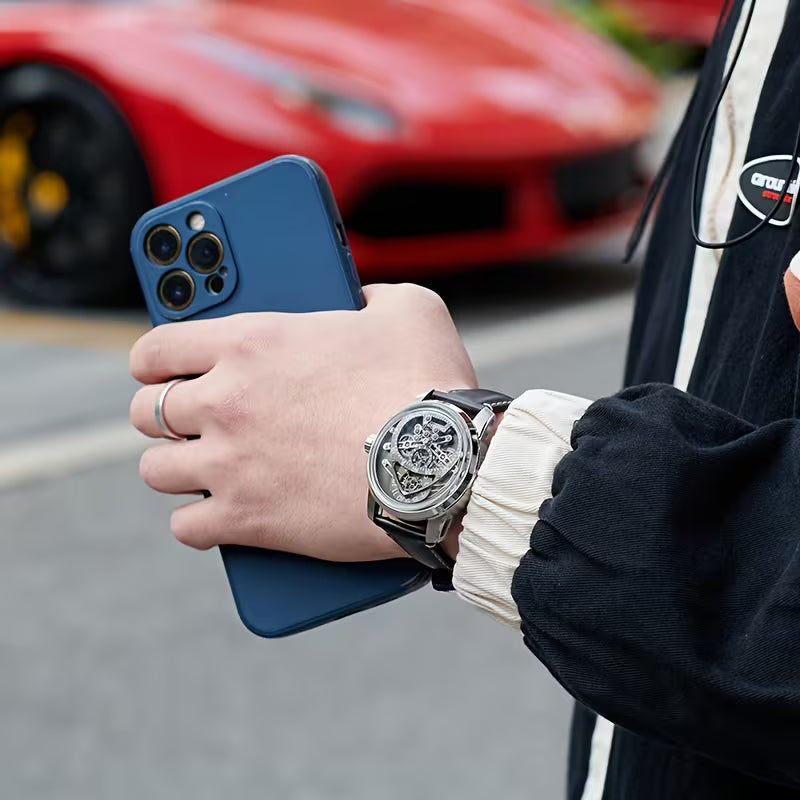 OBLVLO MagusGear Automatic Mechanical Watch – Swiss Movement | Men’s Luxury Timepiece