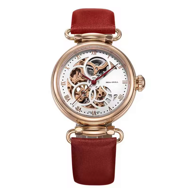 Seagull Automatic Men’s Watch – Sapphire Crystal, Leather Strap, ST16 Movement