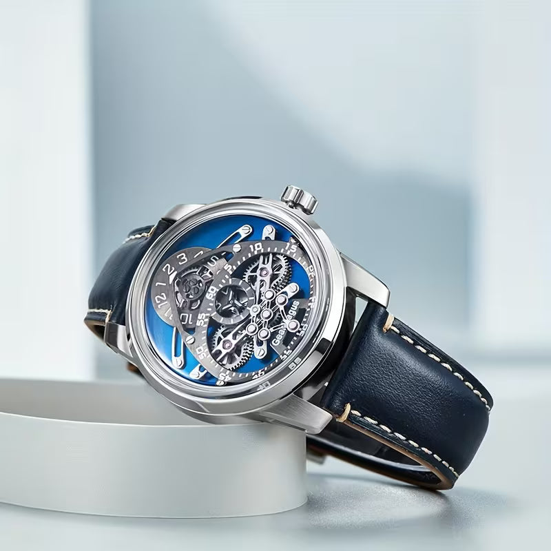 OBLVLO MagusGear Automatic Mechanical Watch – Swiss Movement | Men’s Luxury Timepiece