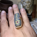 Soleimani Solomon Ring – Rare Handcrafted Spiritual Silver Talisman