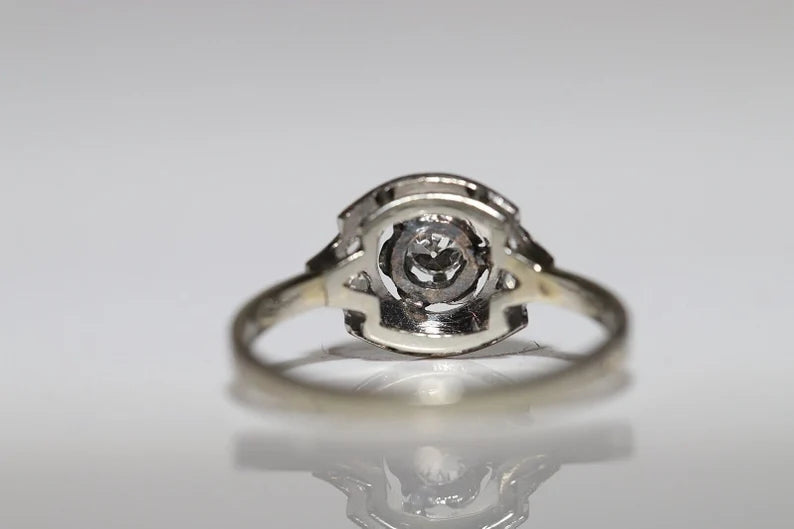Antique Art Deco 18K Gold Diamond Ring – Circa 1930s