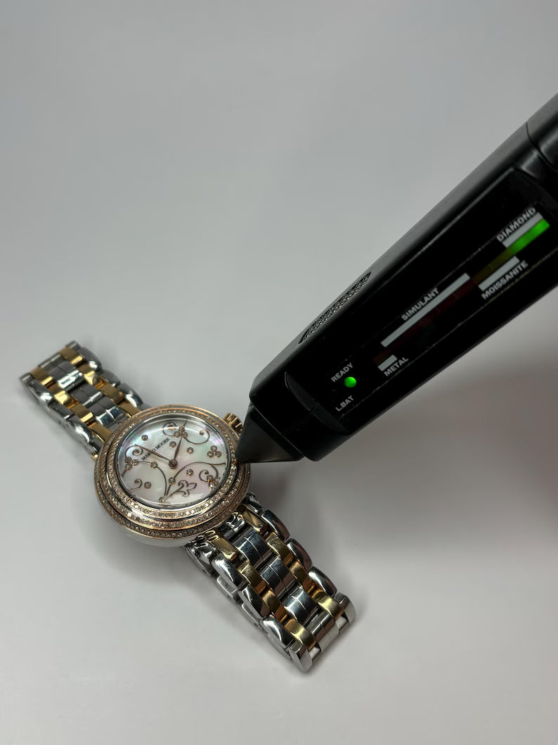 Marco Moore Stainless Steel Women's | Swiss Movement | Mother of Pearl Diamond Wrist Watch